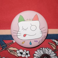monyanマット缶バッチ(pink)