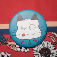 monyanマット缶バッチ(blue)