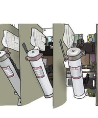 フリーイラスト　 LBS（高圧交流負荷開閉器）