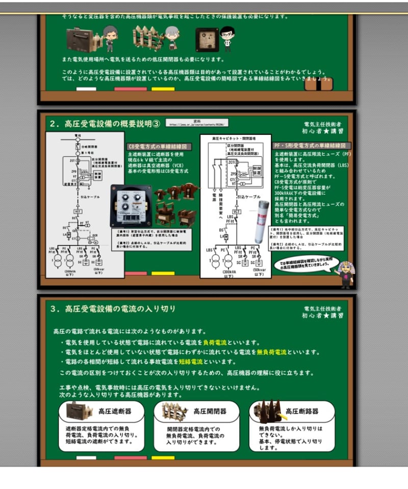 入門編 「超初心者が学ぶ3つのこと～電気事業法・高圧受変電設備・保護