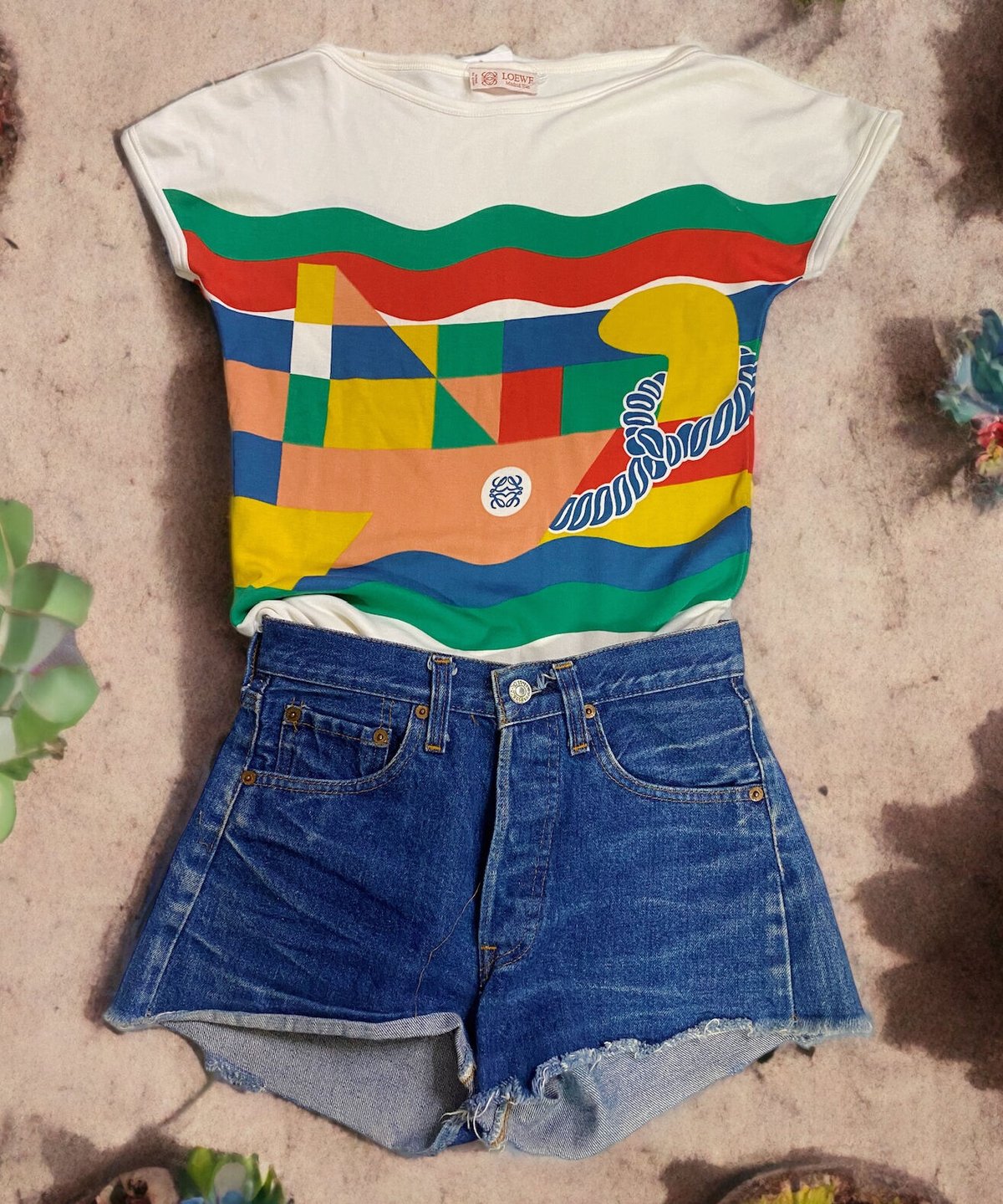 vintage Levisリーバイス 501 66後期カットオフデニム 70's Levi's リーバイス 501 66後期 デニムパンツ カットオフ 赤