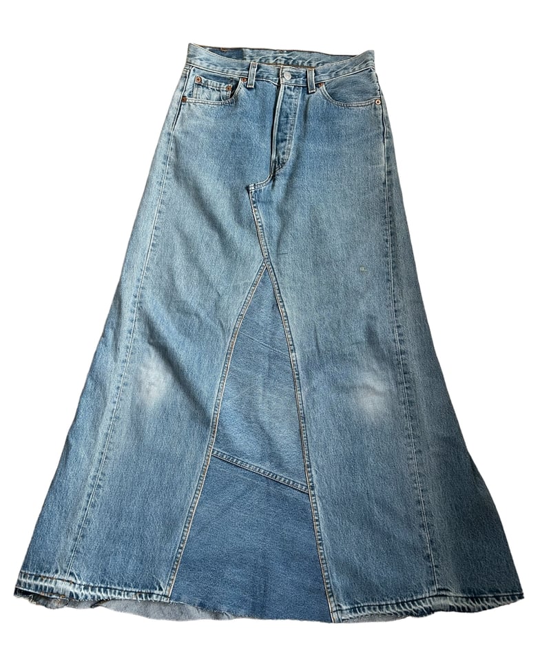 わかわか　Risley vintage デニム ロング スカート わかわか様専用 Risley vintage デニム ロング スカート