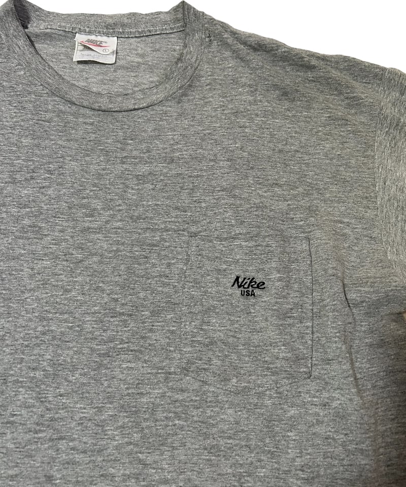 2406109 Vintage NIKE 90s USA ワンポイント刺繍ポケットTシャツ 2406109 Vintage NIKE 90s USA ワンポイント刺繍ポケットTシャツ