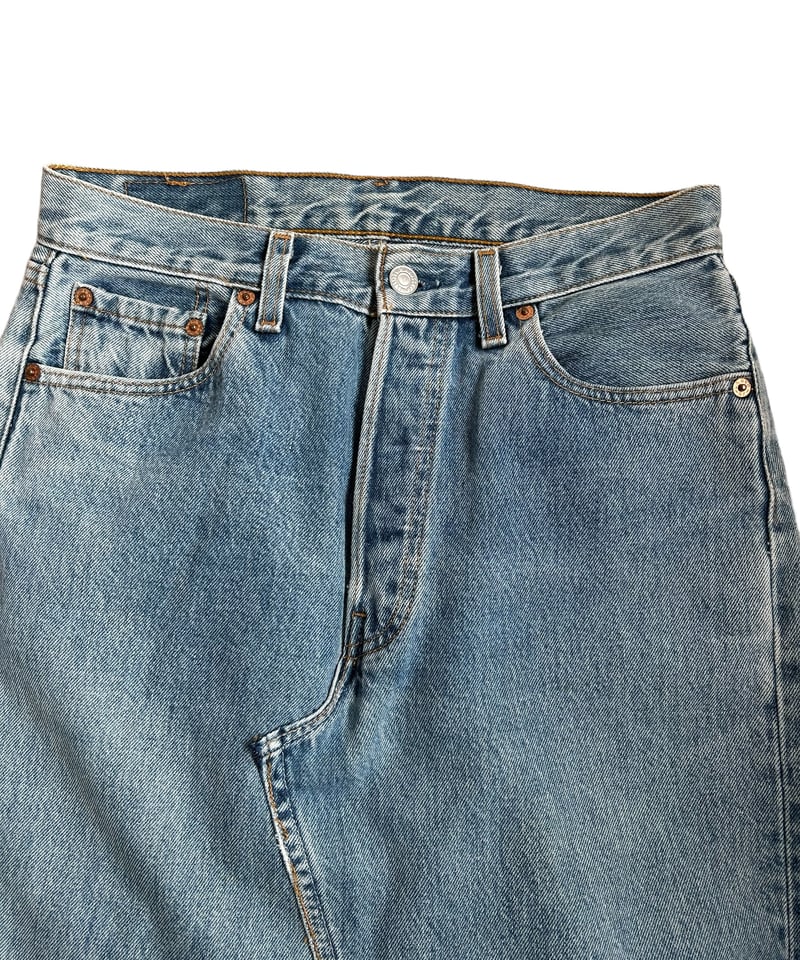 2406302 Vintage Levi's 501 USA 90s リメイクデニムロングスカ 2406302 Vintage Levi's 501 USA 90s リメイクデニムロングスカ