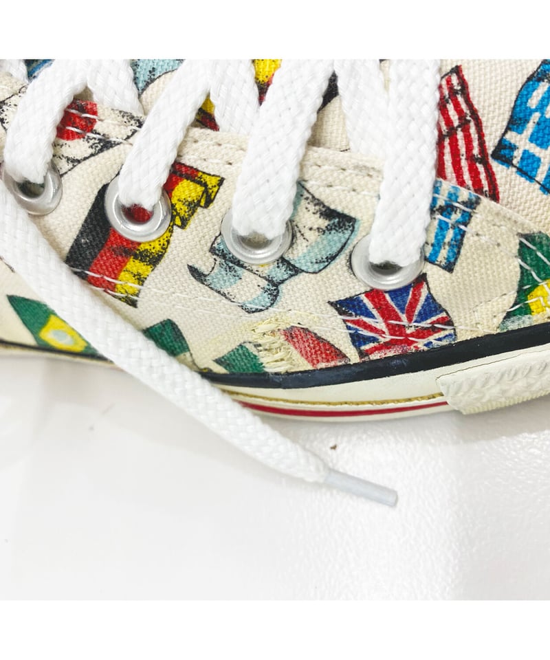2200904 Vintage USA 90s CONVERSE 国旗柄プリントスニーカー