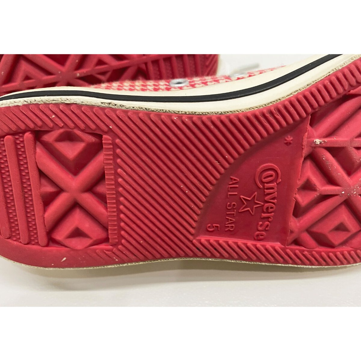 220095 USED CONVERSE 千鳥格子柄スニーカー LOW 24 5 | ERA