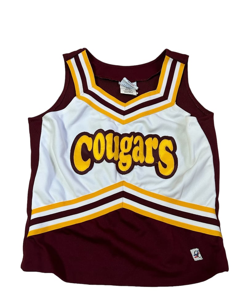 2406508 Vintage COUGARS USA 90s チアリーディングノースリーブ 2406508 Vintage COUGARS USA 90s チアリーディングノースリーブ