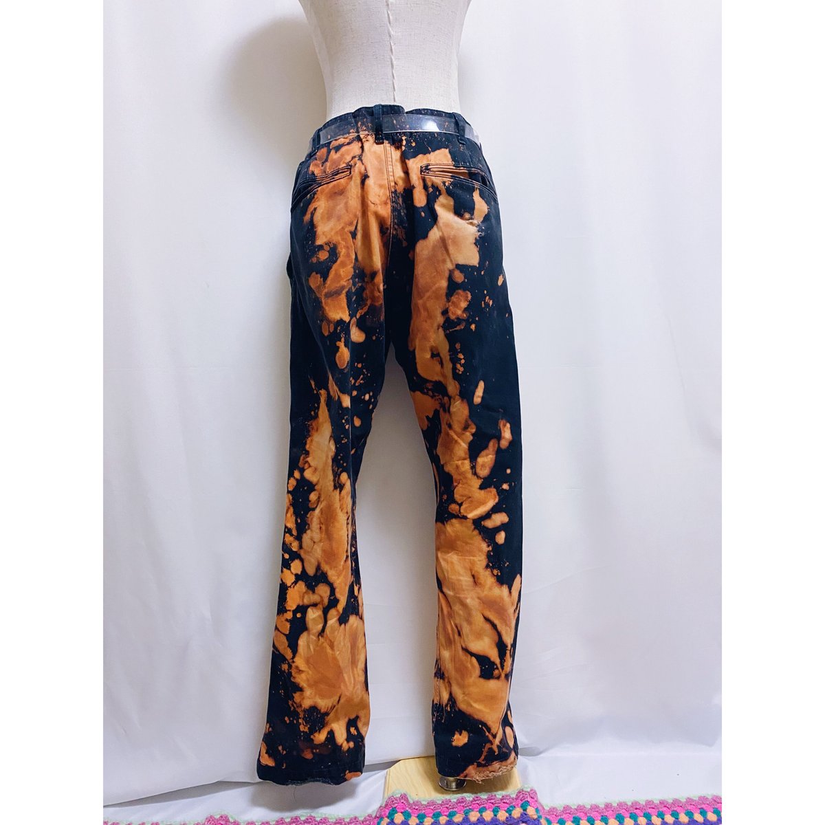 2200233 USED ブリーチリメイクチノパン BLK L | ERA vintage 2200233 USED ブリーチリメイクチノパン BLK L | ERA vintage