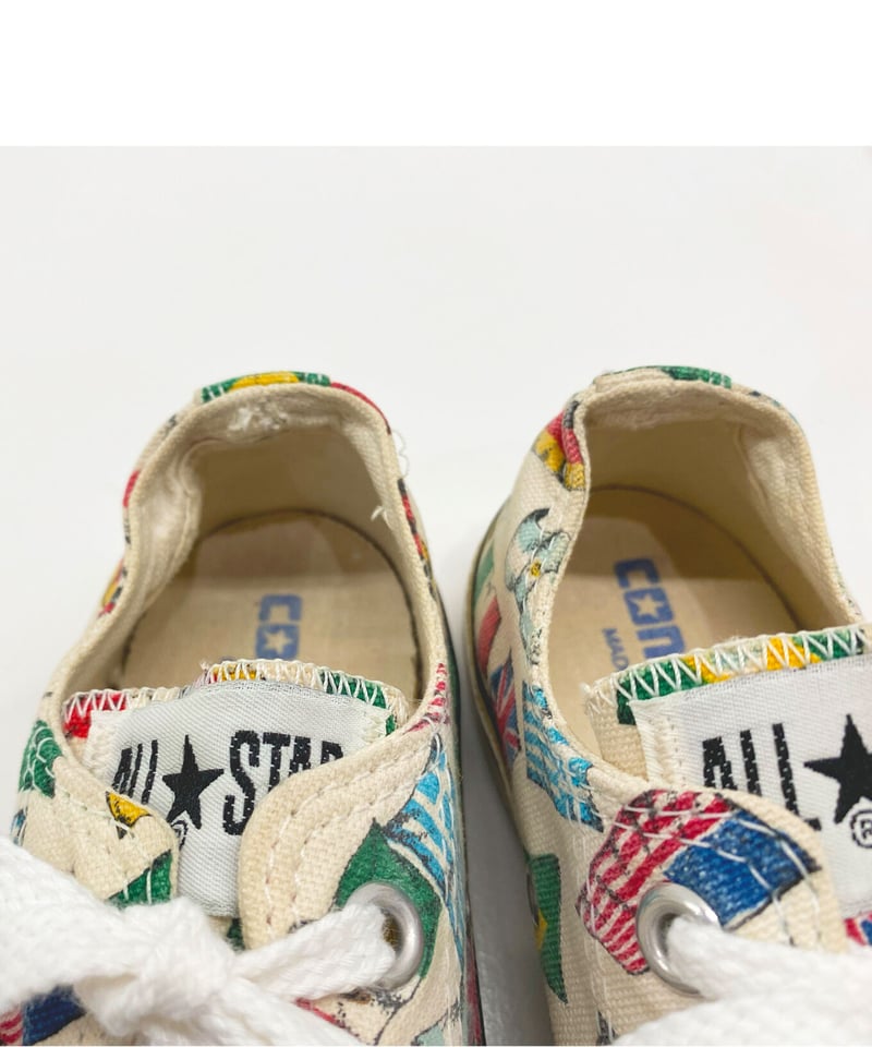 2200904 Vintage USA 90s CONVERSE 国旗柄プリントスニーカー