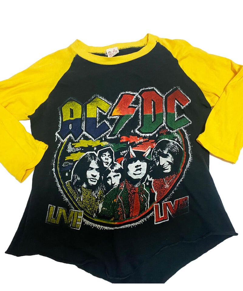 2200148 Vintage 80s Pakistan cotton ACDCラグラン7部丈 2200148 Vintage 80s Pakistan cotton ACDCラグラン7部丈
