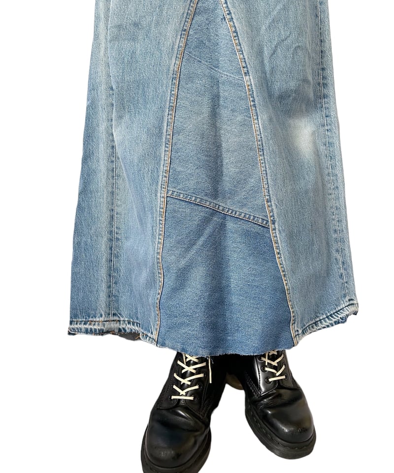 2406302 Vintage Levi's 501 USA 90s リメイクデニムロングスカ 2406302 Vintage Levi's 501 USA 90s リメイクデニムロングスカ