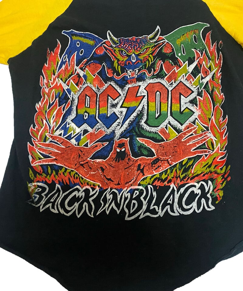 2200148 Vintage 80s Pakistan cotton ACDCラグラン7部丈 2200148 Vintage 80s Pakistan cotton ACDCラグラン7部丈