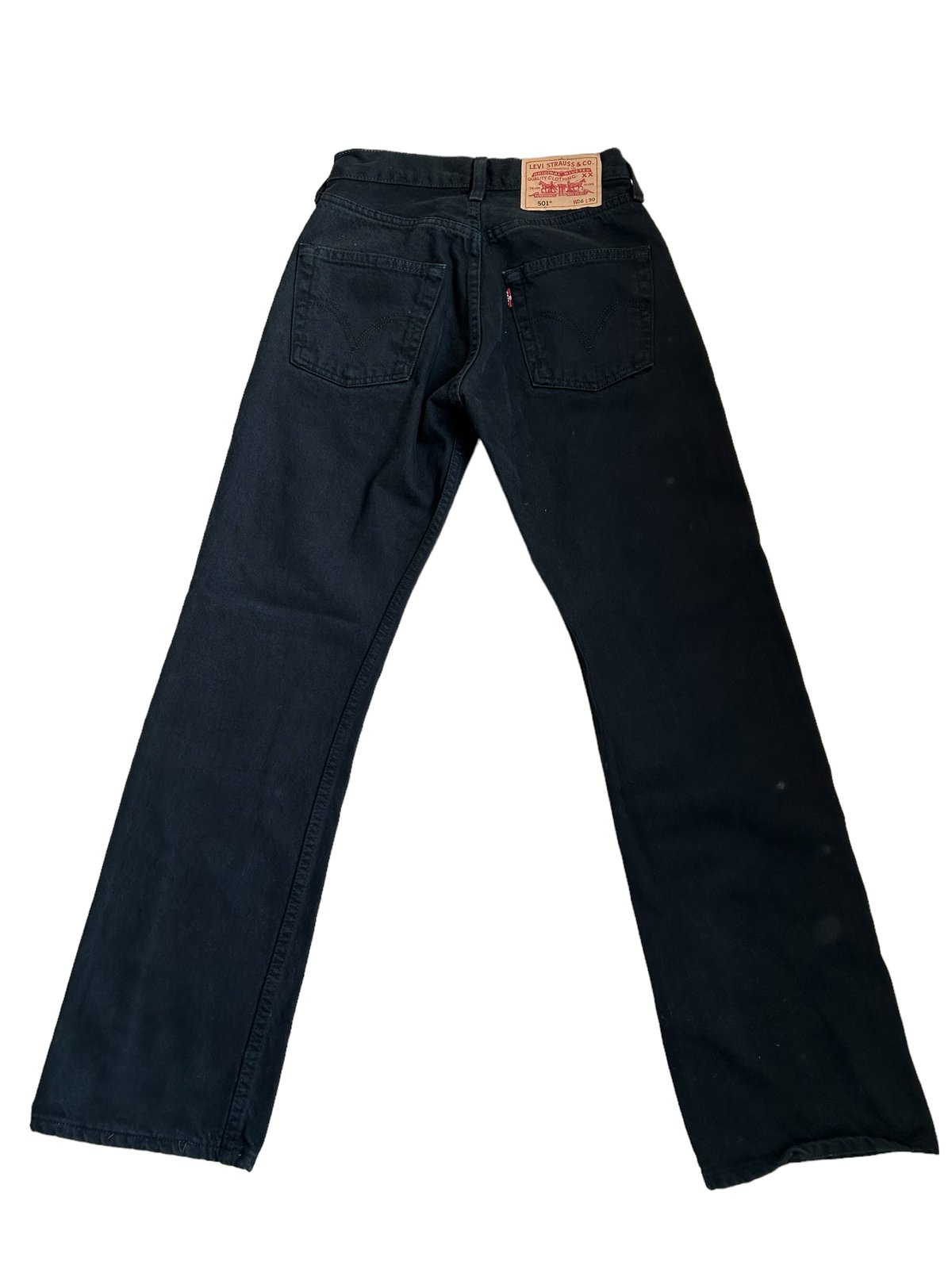 00s Euro Levi's 501 トルコ製 ブラックデニム 後染め W30 90s スペイン製 Levi'sリーバイス 501 ブラック デニムパンツ