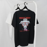 HUNGRY HOUND  Tシャツ アダルト BLACK