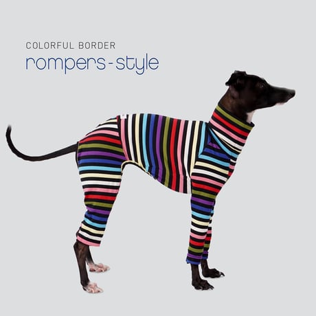 COLORFUL BORDER ROMPERS