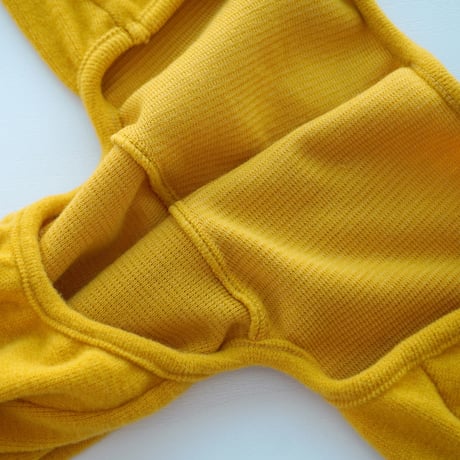 ACTION WARM ROMPERS マスタード