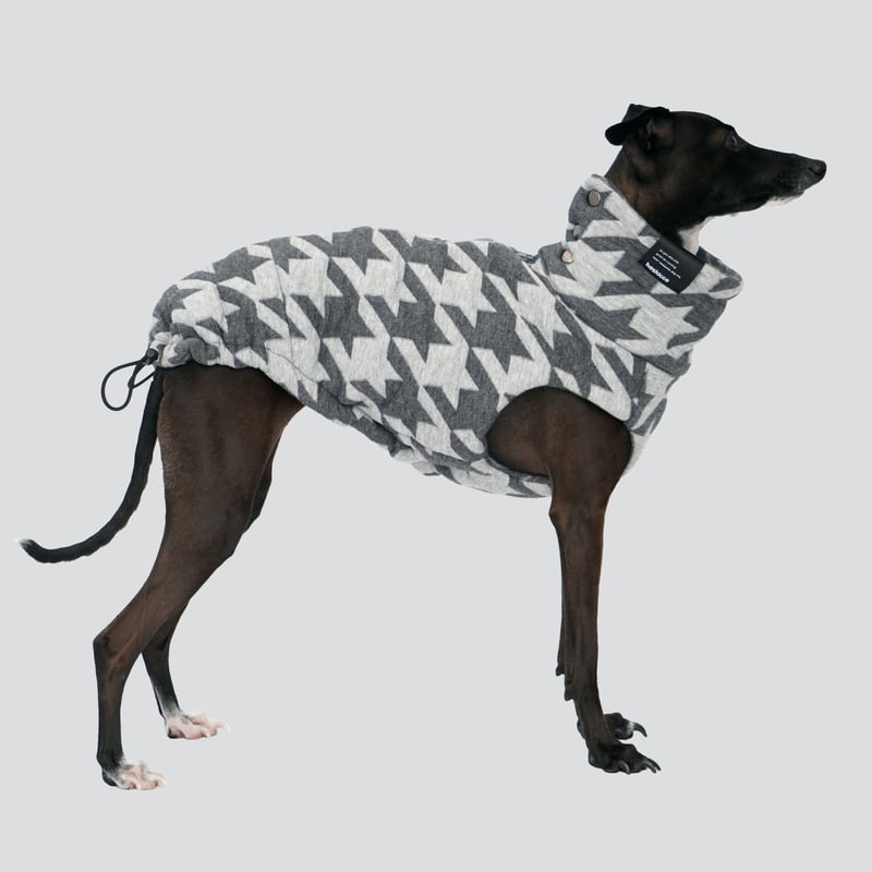 千鳥柄キルティングベスト | hashicco