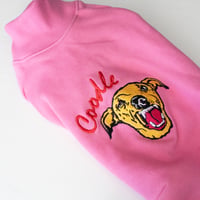 虎風イタグレ刺繍 LONG SLEEVE ピンク