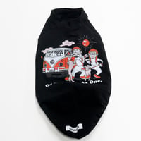 On the move. As one.  SHORT SLEEVE　BLACK