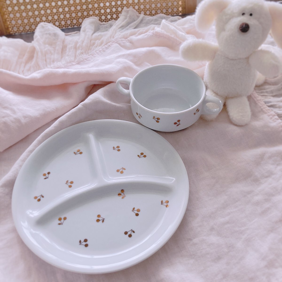 さくらんぼ食器2点セット | Aya