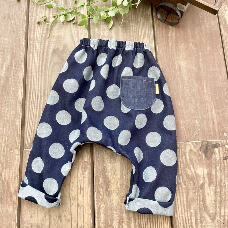 saki　サイズオーダー　岡山デニムサルエルパンツ UNFINISHED岡山デニムサルエルパンツ | UNFINISHED