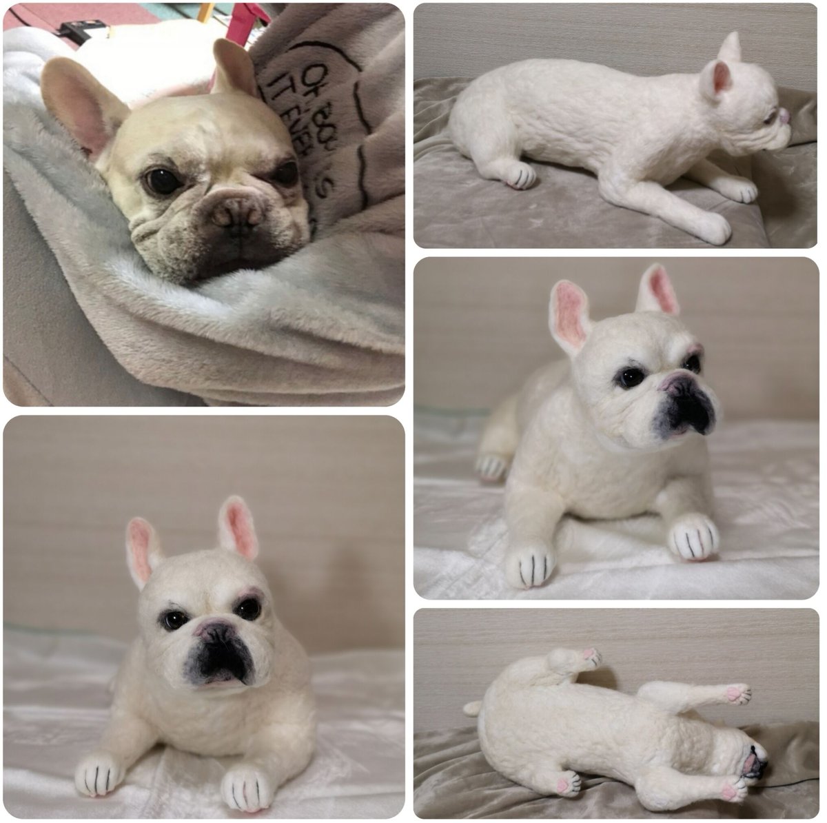 ☆愛犬オーダーメイドMサイズ☆羊毛フェルトオーダー(愛犬 わん ☆愛犬オーダーメイドMサイズ☆羊毛フェルトオーダー(愛犬 わん