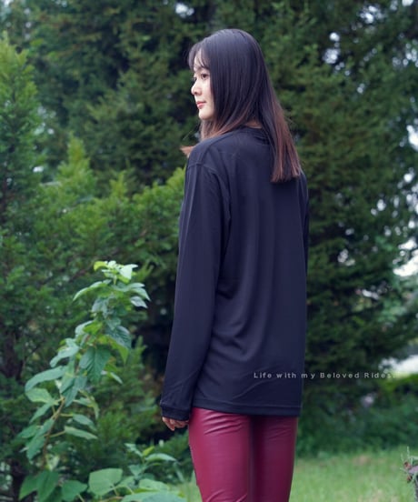 【リバイバルアイテム第一弾】黒ドライロングT-shirt 【8月下旬頃発送予定】