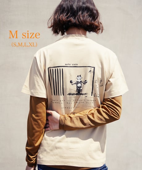【リバイバルアイテム第五弾】ごあんぜんにねこ｜Neko T-shirt【8月下旬頃発送予定】