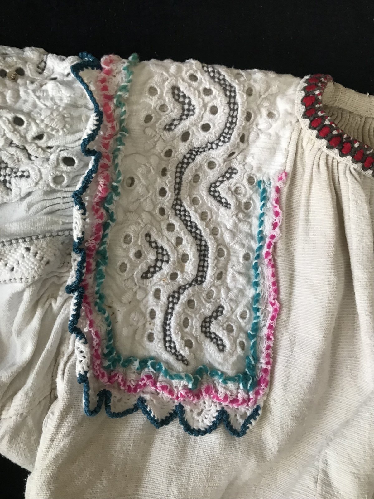 ヴィンテージルーマニア刺繍ブラウスホームスパン 最終価格 ヴィンテージルーマニア刺繍ブラウスホームスパン の