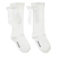 【即納】Girls Pale Ivory Cotton Socks