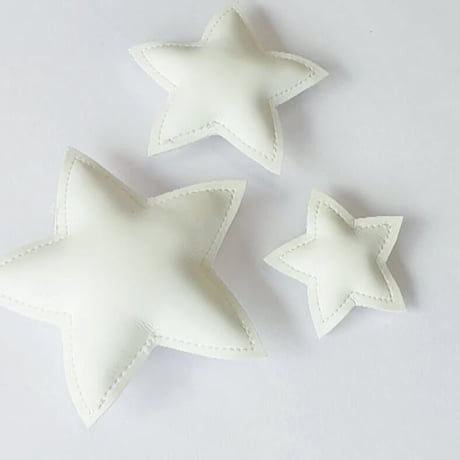 【即納】Star Wall Decals- Brite White