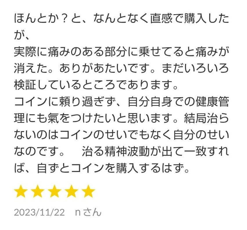 エナジーコイン ビッグ840プロ整体師用 | 夢幻ショップ新潟