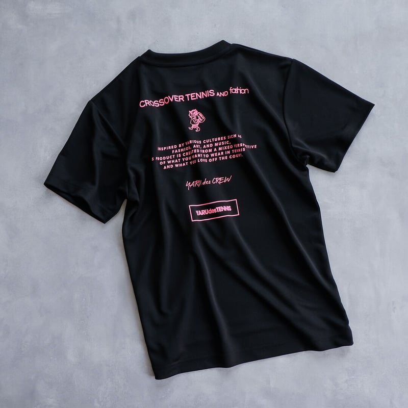 YARU des TENNIS ヤルデテニス / NET HEIGHT DRY TEE / B