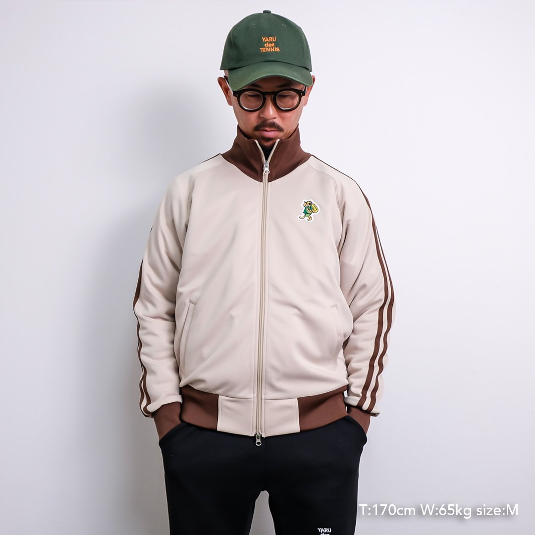 YARU des TENNIS ヤルデテニス / TRACK JACKET / BROWN |