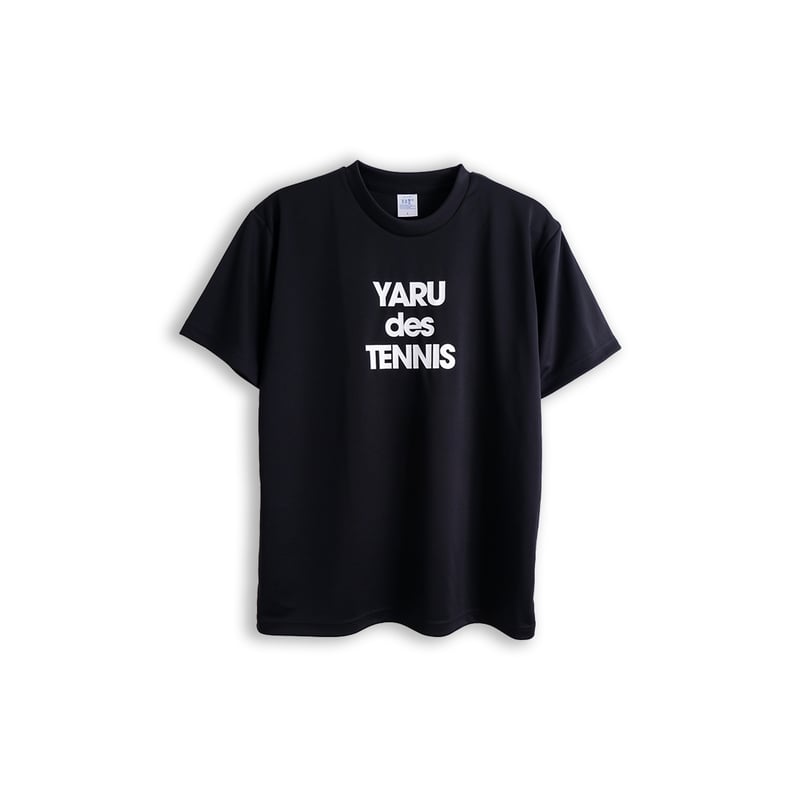 YARU des TENNIS ヤルデテニス / BIG LOGO DRY TEE / BLA