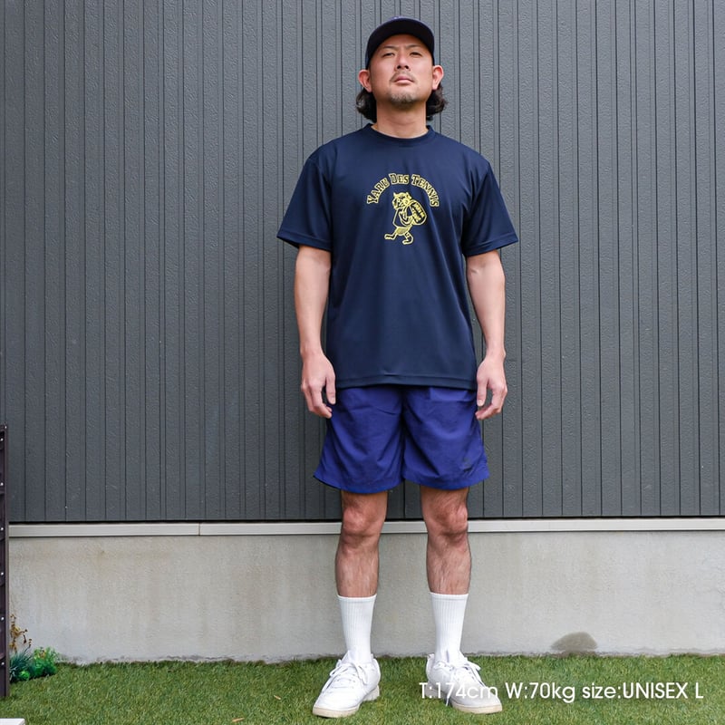 YARU des TENNIS ヤルデテニス / COLLEGE LOGO DRY TEE /