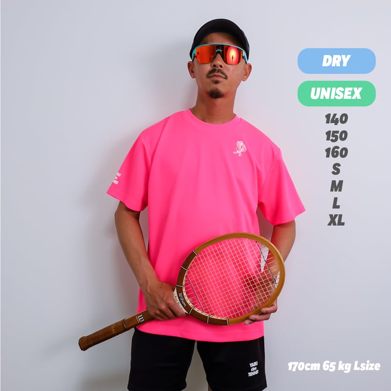 YARU des TENNIS ヤルデテニス / GAME SHIRT / NEONPINK