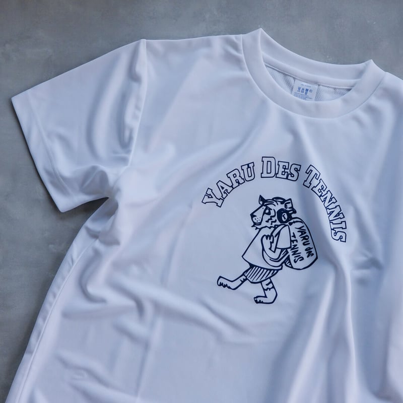 YARU des TENNIS ヤルデテニス / COLLEGE LOGO DRY TEE /