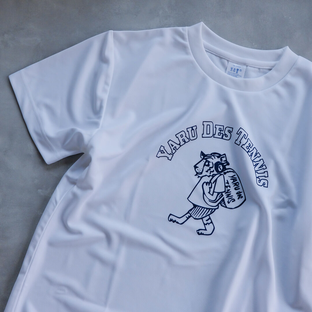 YARU des TENNIS ヤルデテニス / COLLEGE LOGO DRY TEE /