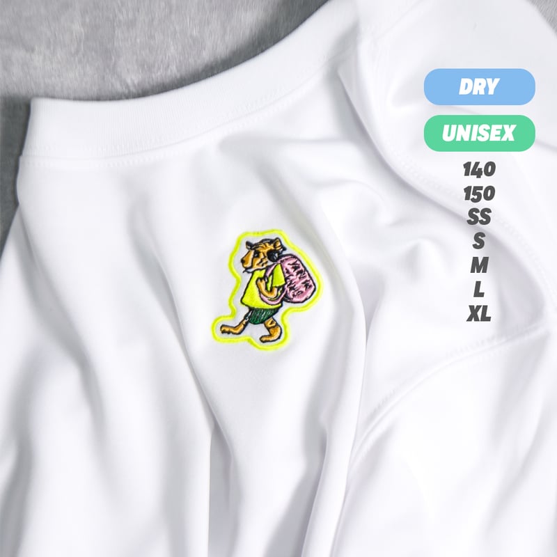 YARU des TENNIS ヤルデテニス / NEON EMBROIDERY DRY LO