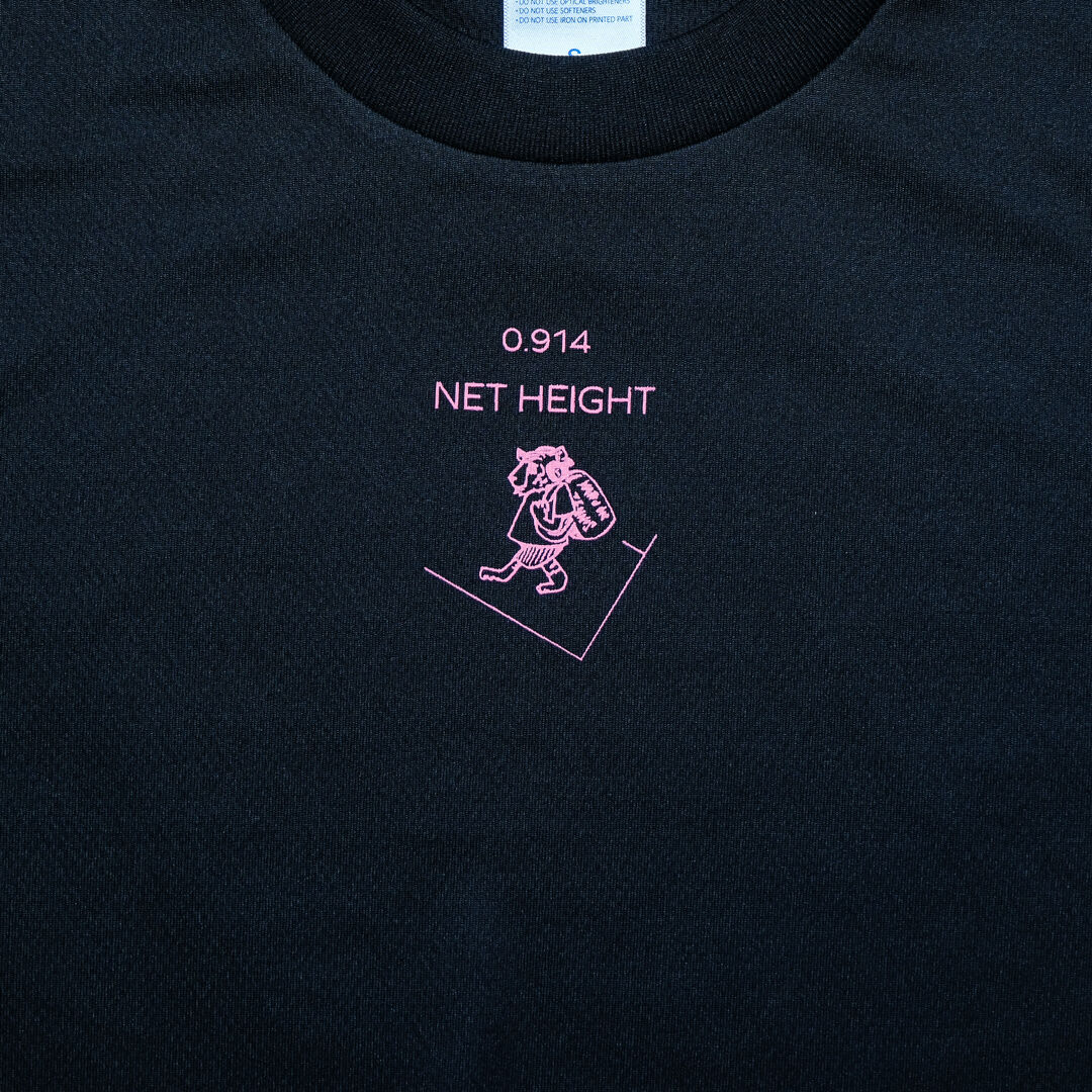 YARU des TENNIS ヤルデテニス / NET HEIGHT DRY TEE / B