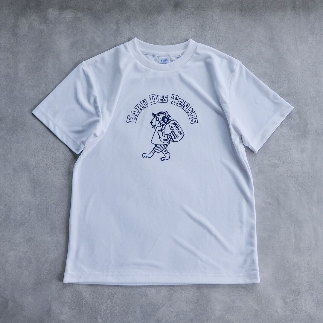 YARU des TENNIS ヤルデテニス / COLLEGE LOGO DRY TEE /