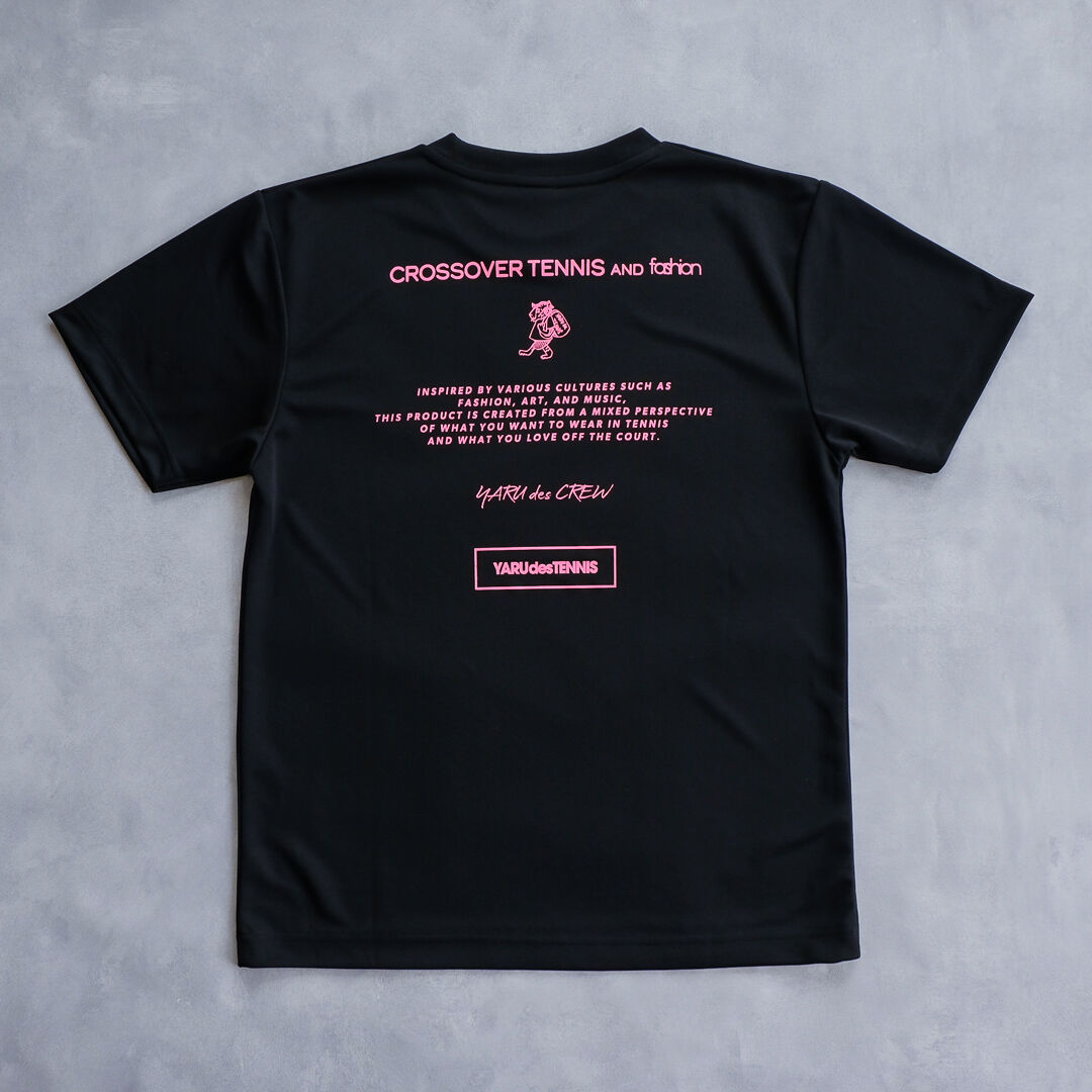 YARU des TENNIS ヤルデテニス / NET HEIGHT DRY TEE / B