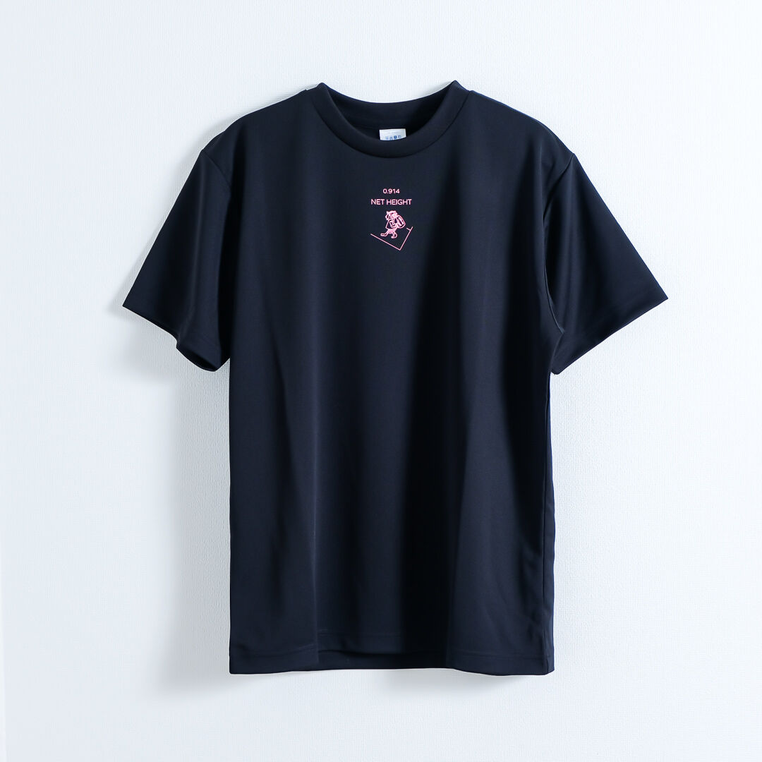 YARU des TENNIS ヤルデテニス / NET HEIGHT DRY TEE / B