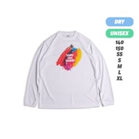 YARU des TENNIS ヤルデテニス / TASUKU co-create DRY LONGSLEEVE 002  / WHITE