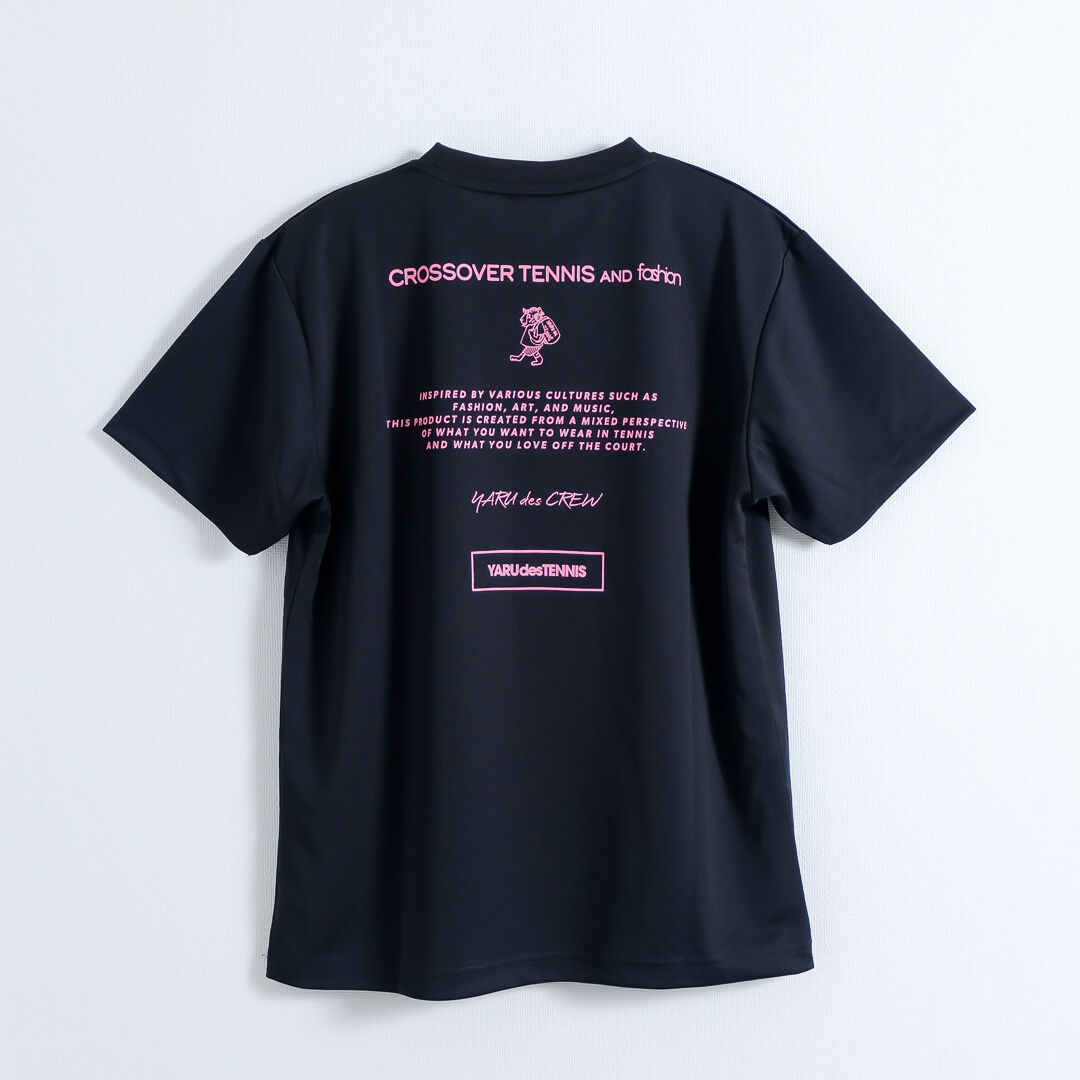 YARU des TENNIS ヤルデテニス / NET HEIGHT DRY TEE / B