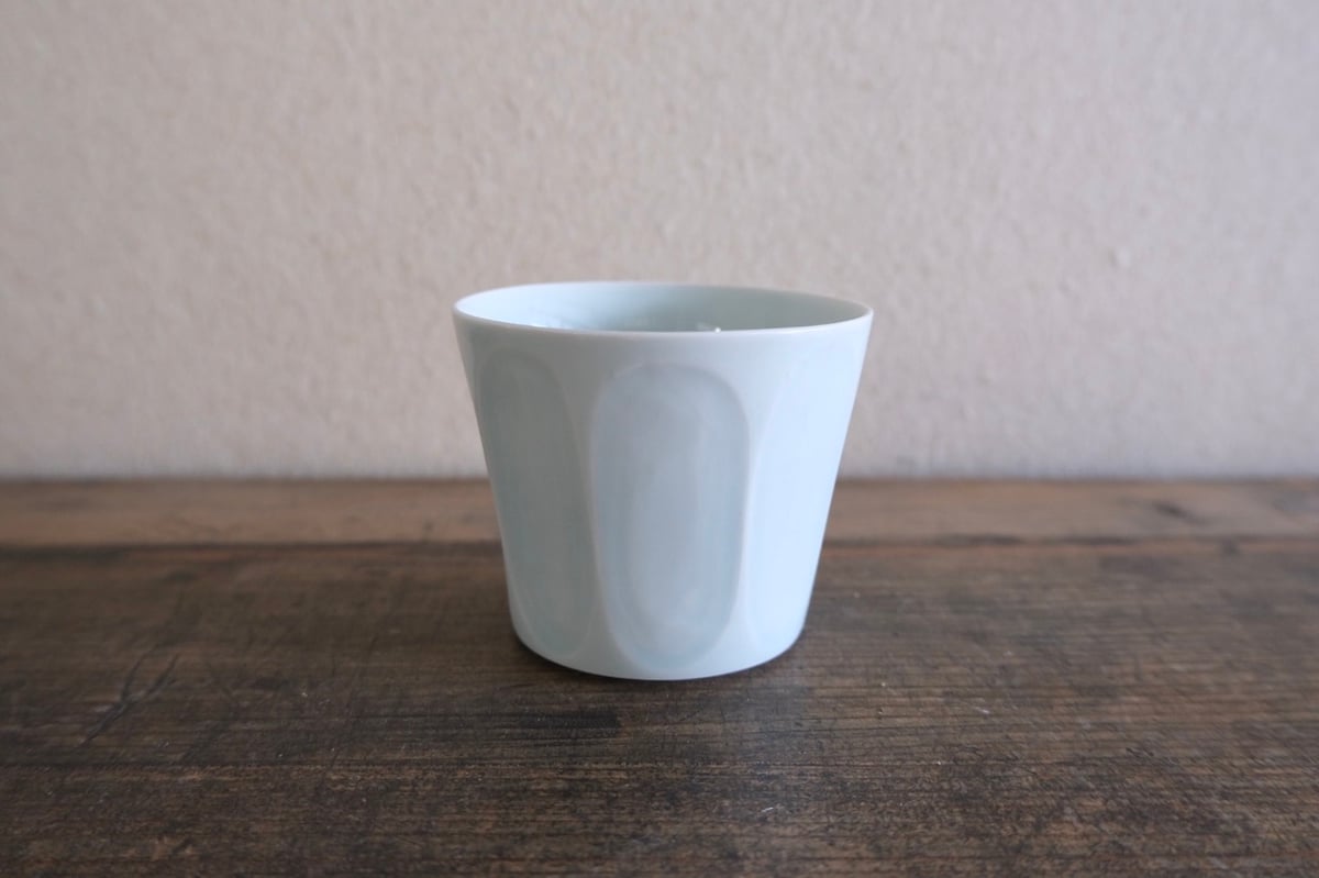 竜山窯 五嶋竜也 青白磁カップB / Blue porcelain cup B | 月花 on