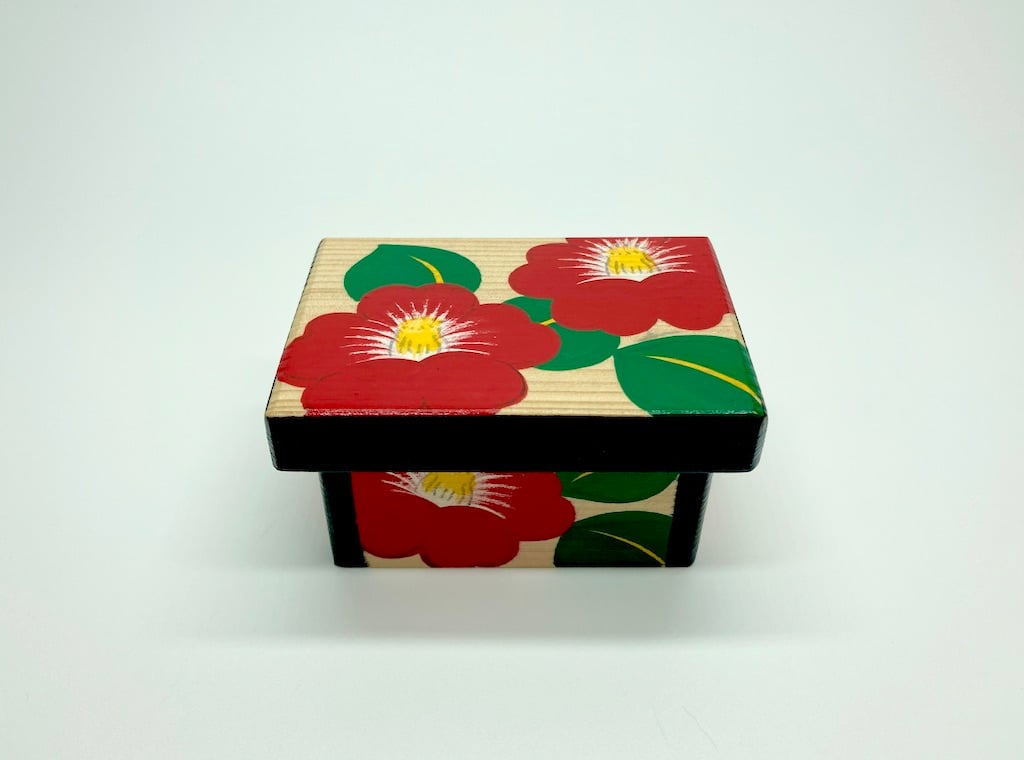 住岡郷土玩具製作所 花手箱 2号（木目）/ Hanatebako No.2 | 月花 onli