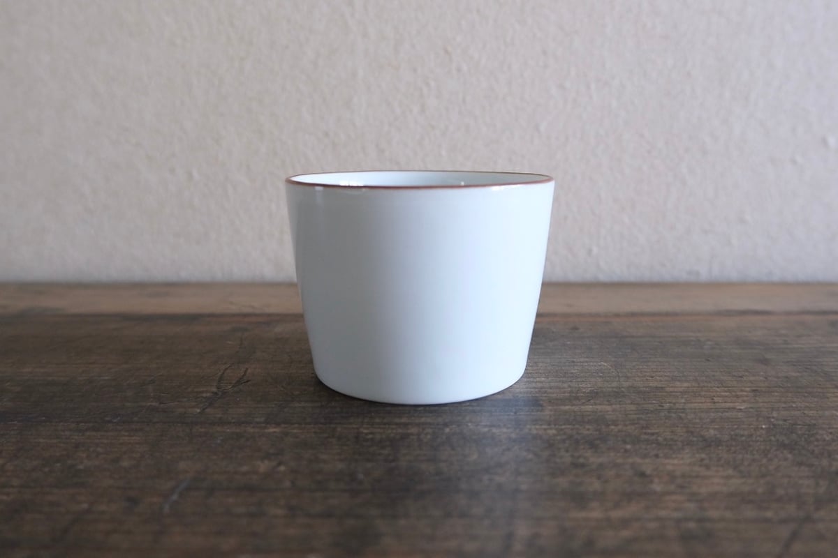 初期能茶山大振猪口　半陶半磁 波佐見焼 染付 手彫そば猪口 190ml 高山陶器の通販｜Studio1156