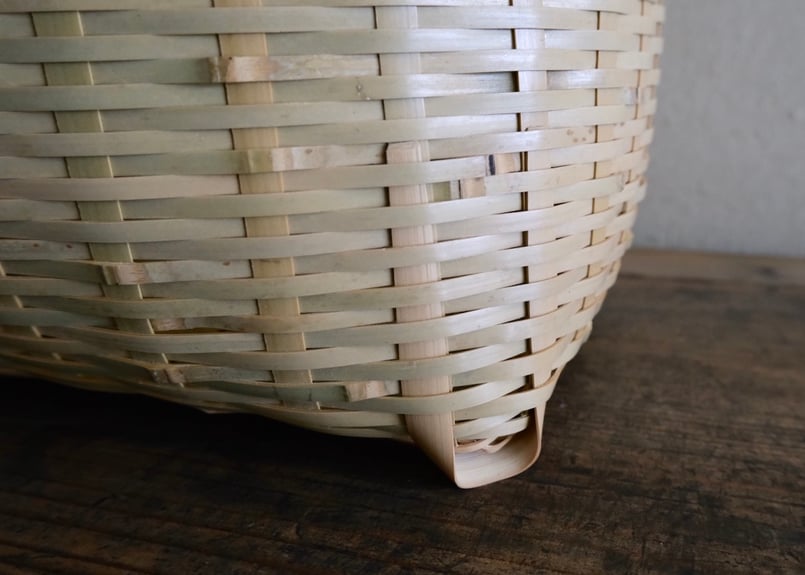 東 浩章 竹籠（買い物籠）/ Bamboo Shopping Basket | 月花 onli